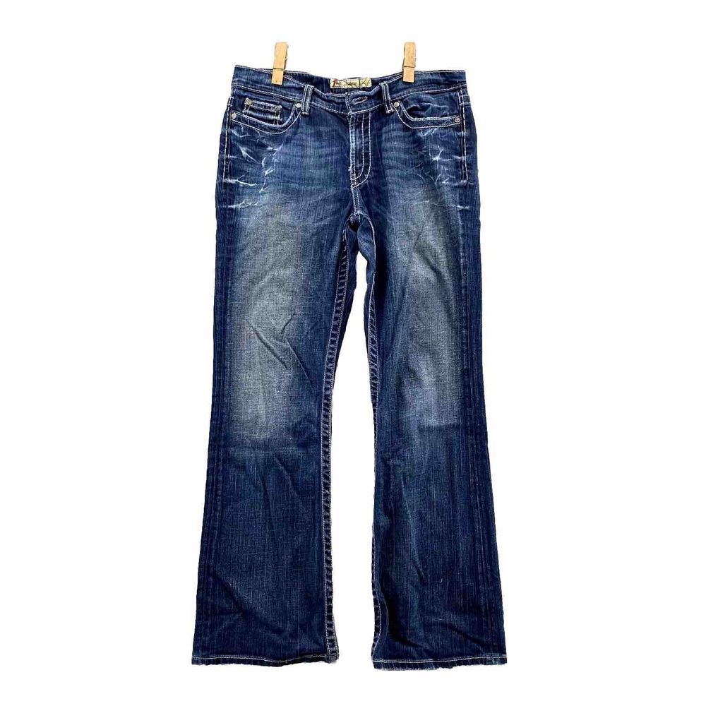BKE Drew Jeans Womens 28x30 Low Rise‎ Boot Flare Western Cowgirl Rodeo Academia